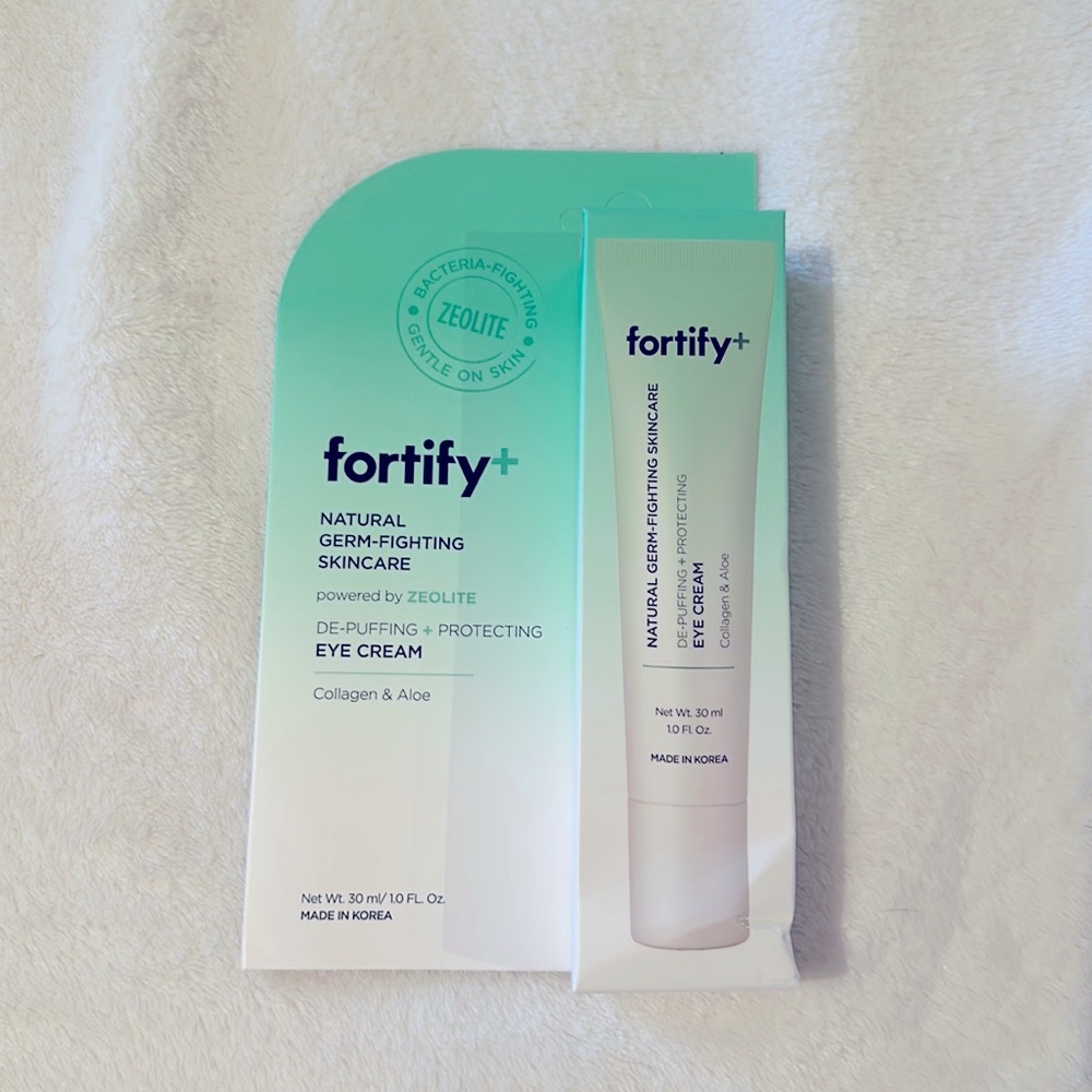 Fortify+ de-puffing & protecting eye cream